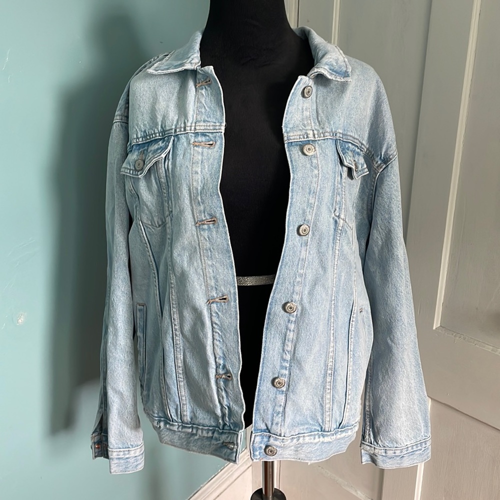 Old nay boyfriend jean jacket